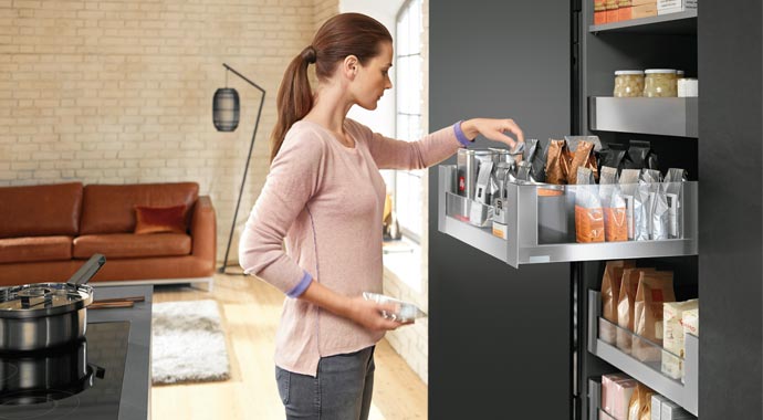 Küchen benötigen genügend Stauraum