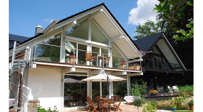KD-Haus Musterhaus 250 Außenansicht