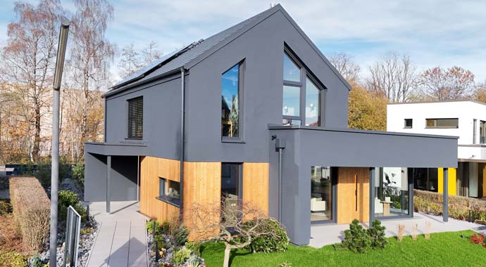 Außenansicht Musterhaus Wuppertal von Danwood