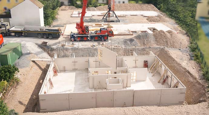 Serielle Fertigbauweise