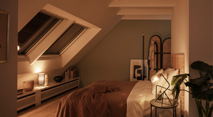 Hitzeschutz im Dachgeschoss von VELUX