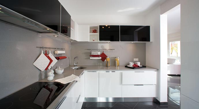 Elk Fertighaus Musterhaus Comfort 131 Küche