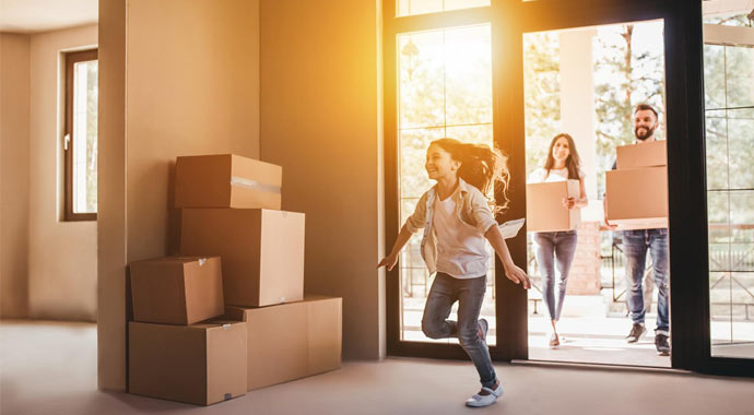 Symbolbild Hauseinzug