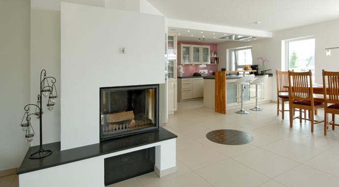 Wohnbereich Sonnenhaus Löwenstein von Poroton