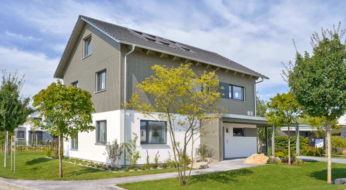 Außenansicht Musterhaus Werder von SchwörerHaus