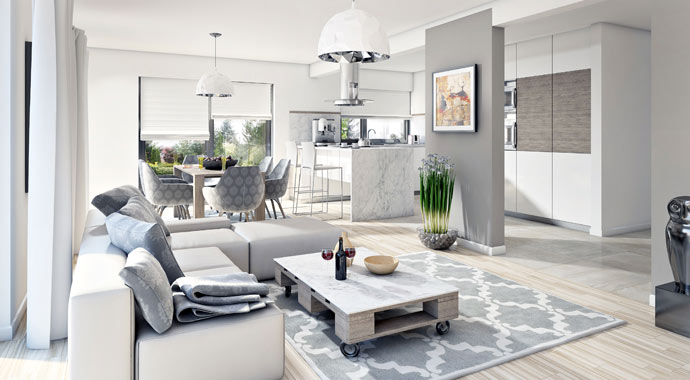 Wohnbereich Family 130 von Dan-Wood Family