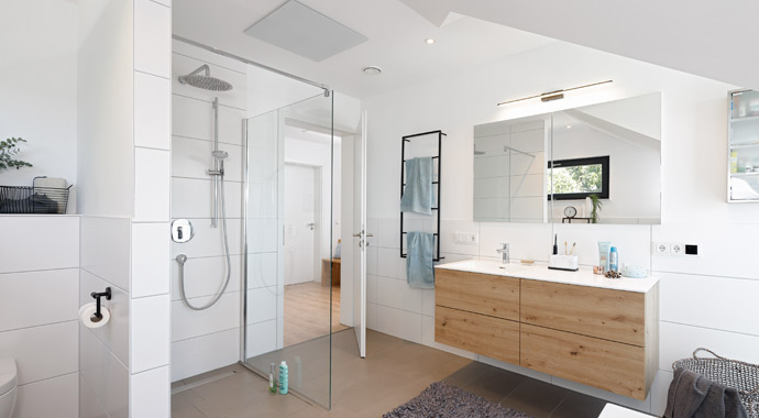 Badezimmer Kundenhaus Schuller von SchwörerHaus