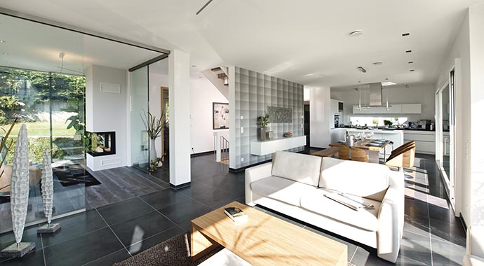 WeberHaus Ausstellungshaus Villingen-Schwenningen Wohnbereich