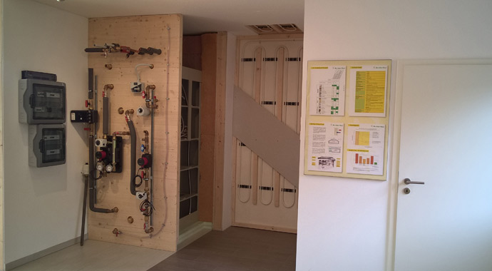 Photovoltaik-Heizung mit drucklosem Hygienespeicher Photovoltaik-Heizung mit drucklosem Hygienespeicher