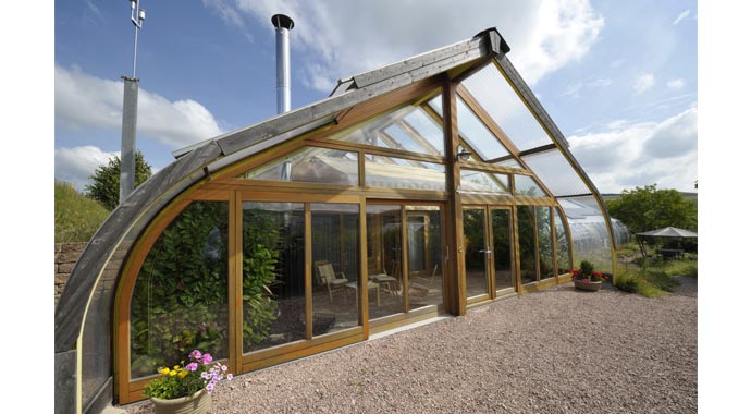 Bio-Solar-Haus Musterhaus Probewohnhaus 4 Außenansicht