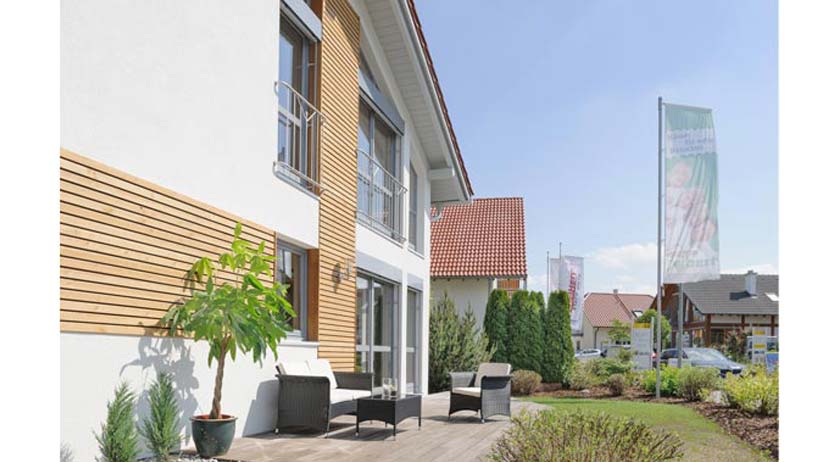 Albert-Haus Musterhaus Poing Außenansicht