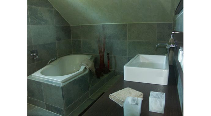 Town & Country Haus Musterhaus Wintergartenhaus 118 Bad