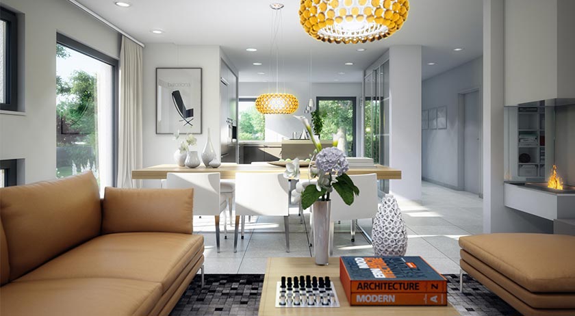 Bien-Zenker Einfamilienhaus Celebration Pfullingen Wohnbereich