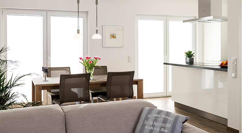 Baumeister-Haus Kundenhaus Preuß Essbereich