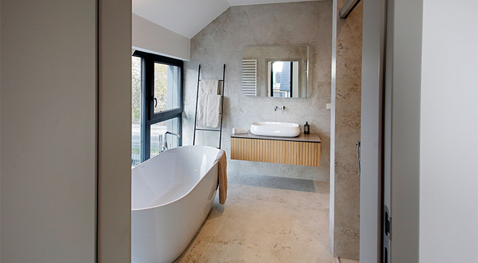 Badezimmer Musterhaus Wuppertal von Danwood