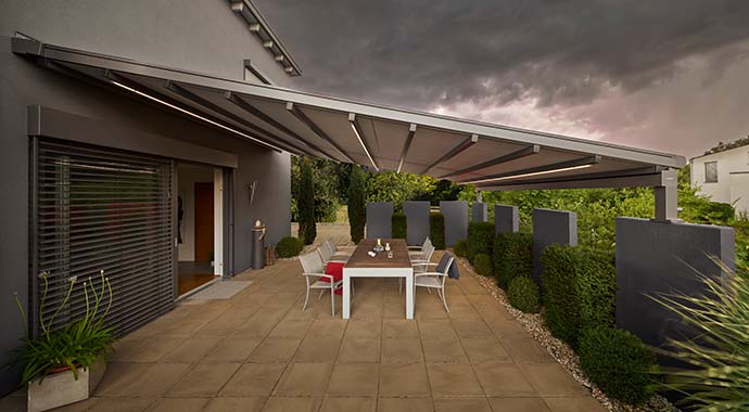 Wetterschutz für Balkon und Terrasse