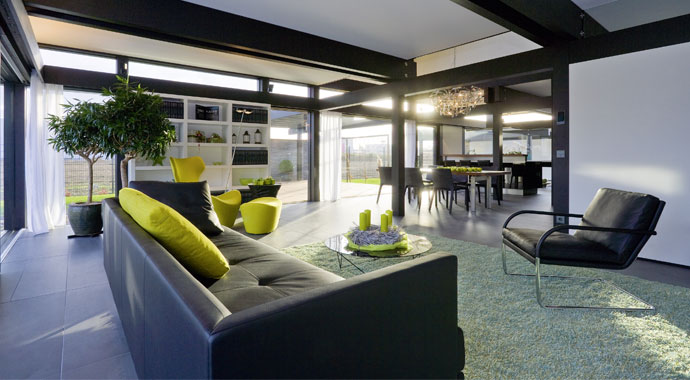 Huf Haus Musterhaus Art 5 Wohnbereich