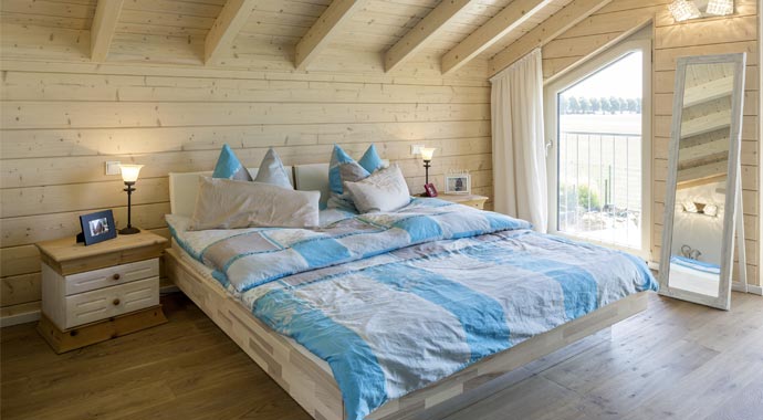 Stommel Haus Haus Silberweide Schlafzimmer