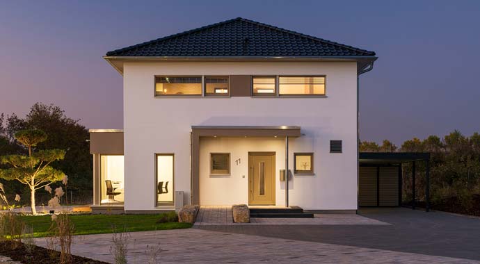 Außenansicht Medley 3.0 - Musterhaus Kassel von Fingerhaus