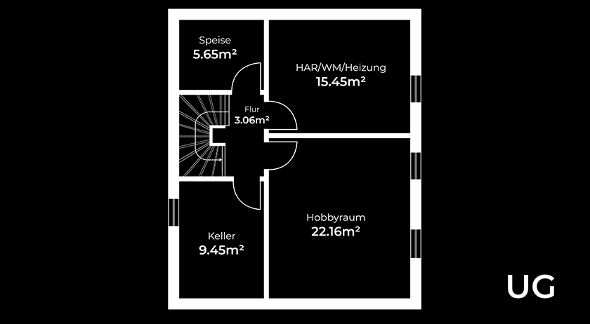 Grundriss Untergeschoss