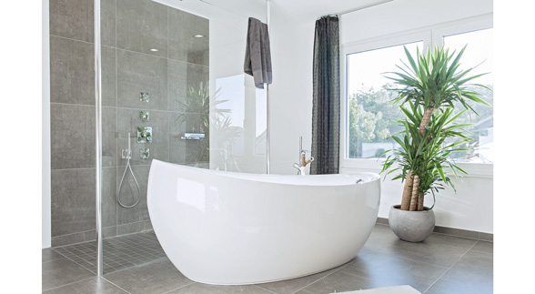 WeberHaus Ausstellungshaus Wuppertal Badezimmer