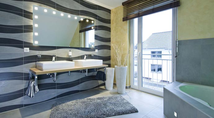 Haas Fertigbau Haas MH Hessdorf 169 Badezimmer