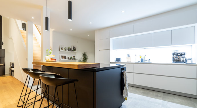 Küche KfW 40 Plus Haus von STREIF Haus