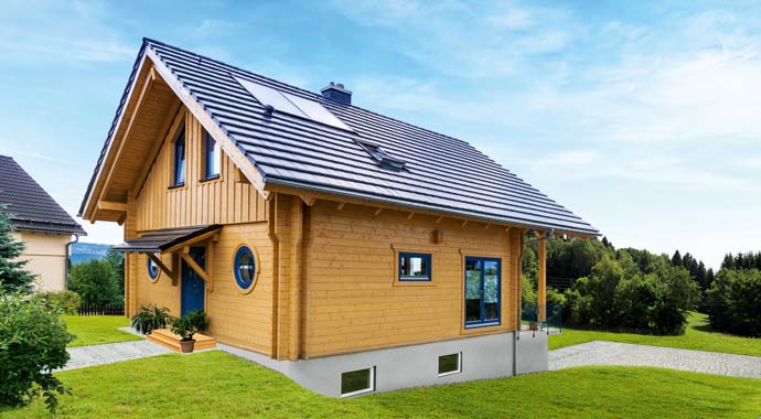 Außenansicht Blockhaus Adria von LéonWood