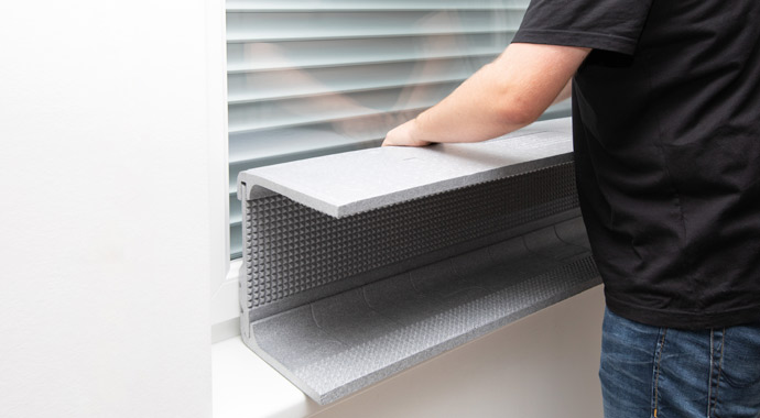 Rollladenkasten-Dämmung von Schellenberg