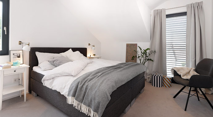 Schlafzimmer Kundenhaus Schuller von SchwörerHaus