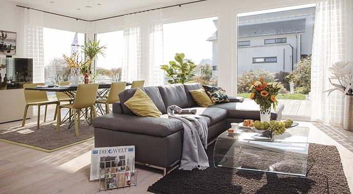 WeberHaus Ausstellungshaus Wenden-Hünsborn Wohnbereich