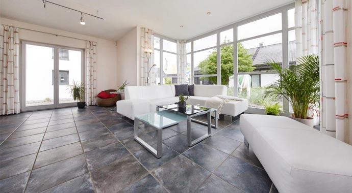 Gussek Haus Musterhaus Evita Wohnbereich