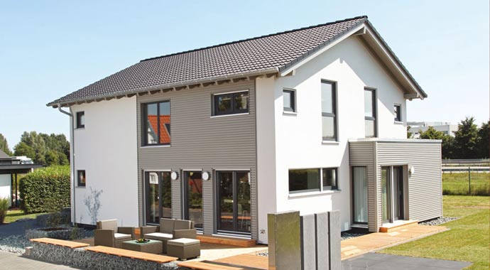 Außenansicht NEO 300 - Musterhaus Hannover von FingerHaus