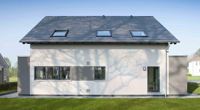 FingerHaus Neo 312 Musterhaus Bad Vilbel Außenansicht