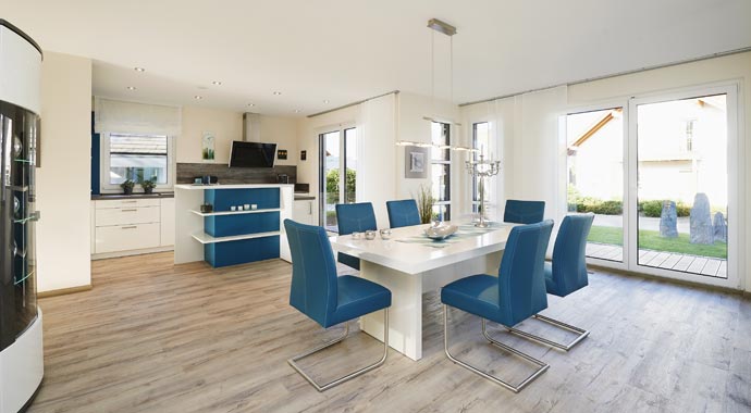 Essbereich Musterhaus Montana von RENSCH-HAUS