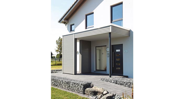 FingerHaus Musterhaus Neo 300 Außenansicht