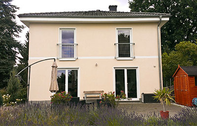 Town & Country Haus Musterhaus Stadthaus Flair 124 Außenansicht