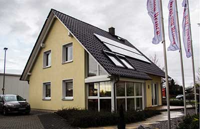 Heinz von Heiden Musterhaus Kamen Außenansicht