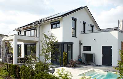 Außenansicht Musterhaus Köln-Frechen von STREIF Haus