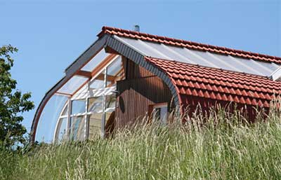 Bio-Solar-Haus Musterhaus Probewohnhaus 9 Außenansicht