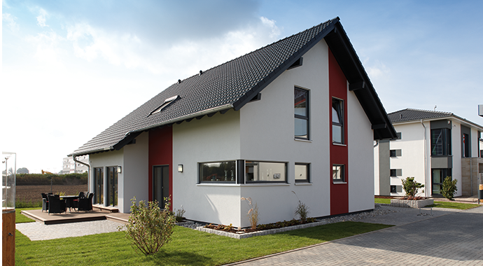FingerHaus Musterhaus VIO 400 Außenansicht