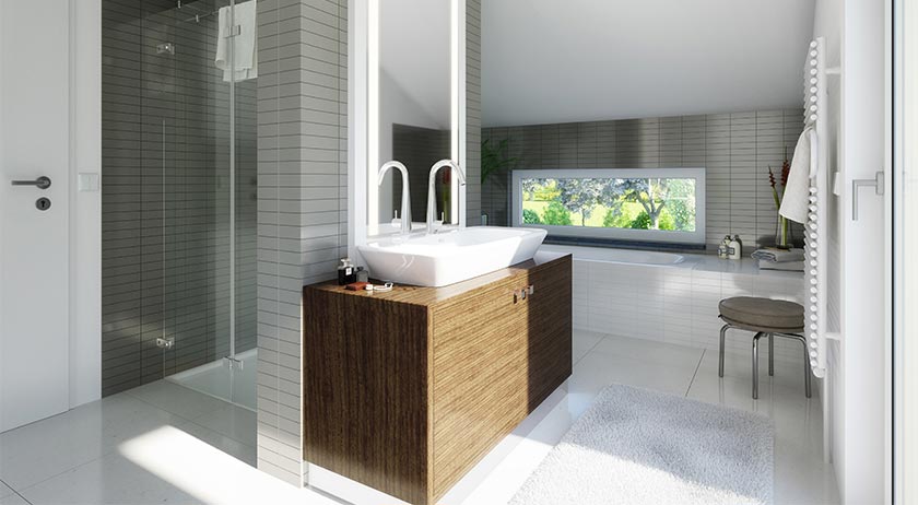 Living Haus Sunshine 165 V4 Badezimmer