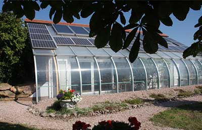 Bio-Solar-Haus Musterhaus Probewohnhaus 3 Außenansicht
