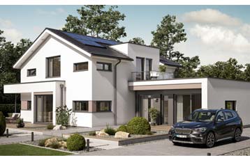 Bien-Zenker Musterhaus Concept-M 166 Erfurt Außenansicht