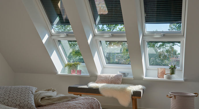 Hitzeschutz im Dachgeschoss von VELUX
