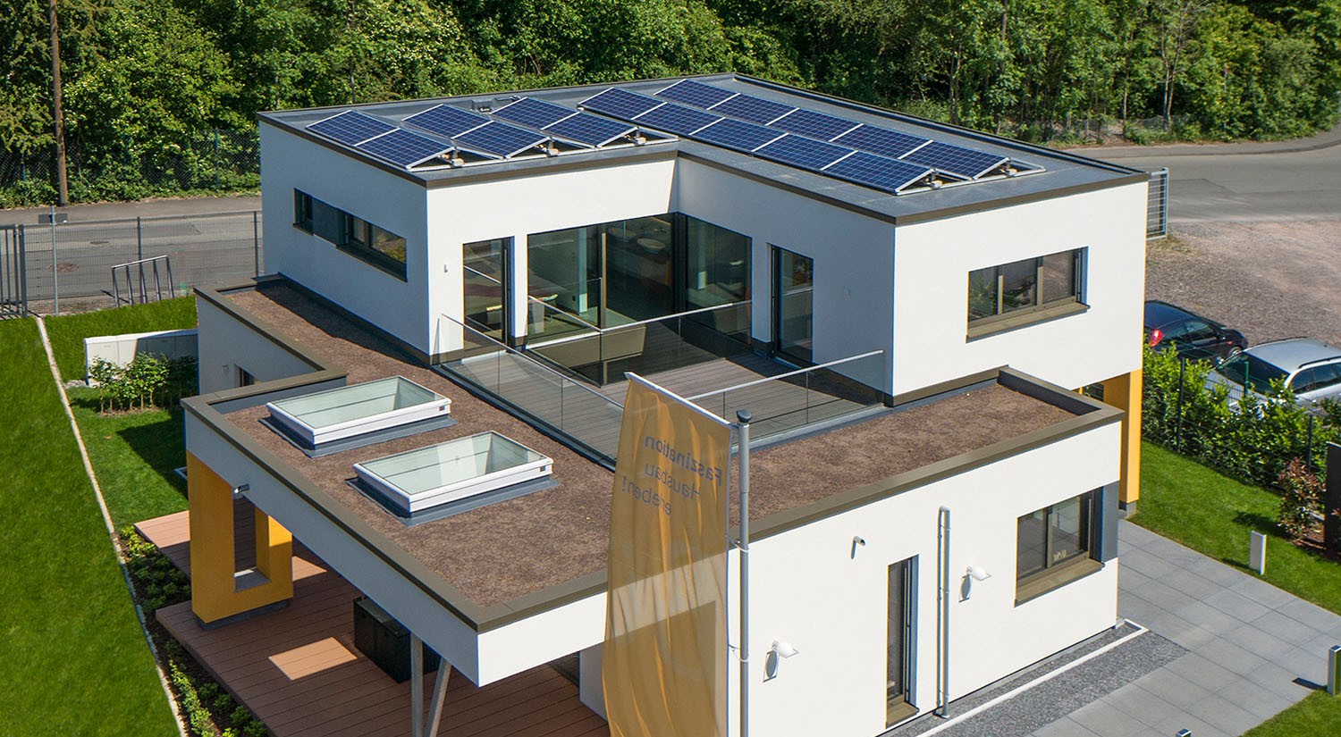 Büdenbender Hausbau Musterhaus Valentino Außenansicht