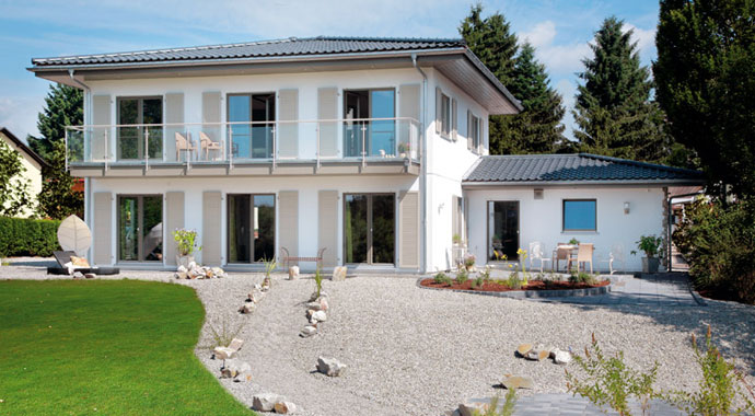 SchwörerHaus Musterhaus Plan E 20-182.1 Außenansicht