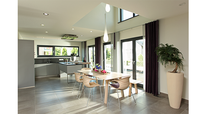 FingerHaus Musterhaus Neo 300 Essbereich