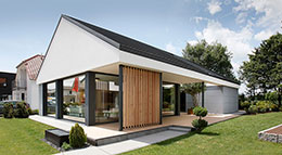 Schneller ins Eigenheim durch Modulbauweise Musterhaus in München Poing