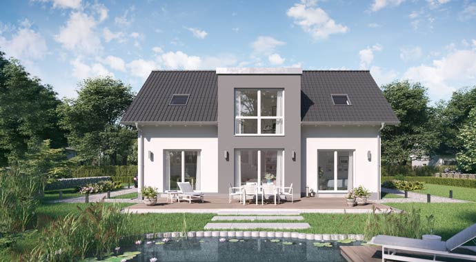 Außenansicht Familienhaus Auro von Kern-Haus